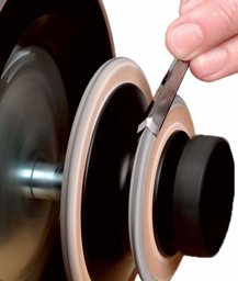 Zeige Details für Tormek Profilierte Lederabziehscheibe LA 120 Bild von Tormek Profilierte Lederabziehscheibe LA 120