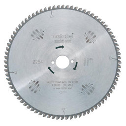 Zeige Details für Metabo Kreissägeblatt 254x30x2.4mm 80Z Bild von Metabo Kreissägeblatt 254x30x2.4mm 80Z
