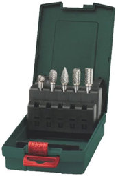 Zeige Details für Metabo Fräser-Set Hartmetall zu Geradeschleifer Bild von Metabo Fräser-Set Hartmetall zu Geradeschleifer