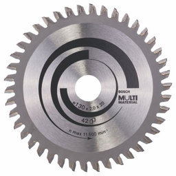 Zeige Details für Bosch Kreissägeblatt Multi 130x20/16x2mm 42TR-F Bild von Bosch Kreissägeblatt Multi 130x20/16x2mm 42TR-F