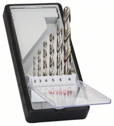 Zeige Details für Bosch Bohrer Set RobustL HSS-G 135°, 6tlg Bild von Bosch Bohrer Set RobustL HSS-G 135°, 6tlg