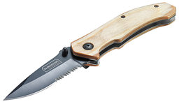 Zeige Details für Techncraft Arbeitsmesser mit Holzgriff Bild von Techncraft Arbeitsmesser mit Holzgriff