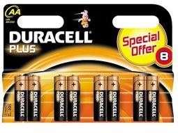 Zeige Details für Duracell Batterie Plus MN1500/AA/LR6/E91 Bild von Duracell Batterie Plus MN1500/AA/LR6/E91
