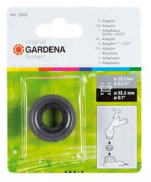 Zeige Details für Gardena Adapter 1\" zu 3/4\" Bild von Gardena Adapter 1\" zu 3/4\"
