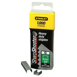 Zeige Details für Stanley Klammern Typ G 8mm (1000Stk.) Bild von Stanley Klammern Typ G 8mm (1000Stk.)