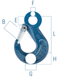 Zeige Details für Spanset Lastenhaken mit Oese und Klinke 2000kg Bild von Spanset Lastenhaken mit Oese und Klinke 2000kg