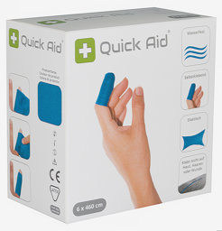 Zeige Details für Quick-Aid Selbstklebepflaster blau 4.6m Bild von Quick-Aid Selbstklebepflaster blau 4.6m