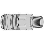 Zeige Details für CEJN Druckluft-Sicherheitskupplung m. AG 1/4\" Bild von CEJN Druckluft-Sicherheitskupplung m. AG 1/4\"