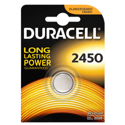 Zeige Details für Duracell Knopfbatterie 2450 3V Lithium/CR2450 Bild von Duracell Knopfbatterie 2450 3V Lithium/CR2450