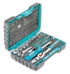 Show details for Technocraft Steckschlüssel-Satz 1/4\" Pro 48 Picture of Technocraft Steckschlüssel-Satz 1/4\" Pro 48