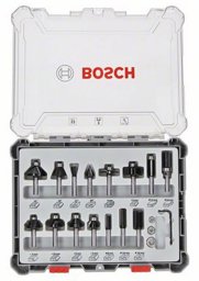Zeige Details für Bosch Mixed Fräser-Set 15-tlg. Bild von Bosch Mixed Fräser-Set 15-tlg.
