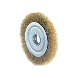 Zeige Details für Alduro Zirkular-Drahtbürste vermessingt 150x32mm Bild von Alduro Zirkular-Drahtbürste vermessingt 150x32mm