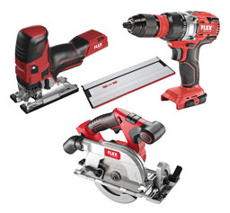 Zeige Details für Flex Woodworker-Set 18V Bild von Flex Woodworker-Set 18V