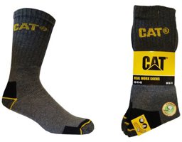Zeige Details für CAT Workwear Socks Grey Gr.41-45 Bild von CAT Workwear Socks Grey Gr.41-45