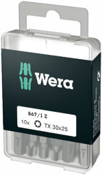 Zeige Details für Wera Bit TX30 10-tlg. Bild von Wera Bit TX30 10-tlg.