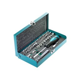 Zeige Details für Technocraft Bits- + Steckschlüsselsatz, 57-tlg Bild von Technocraft Bits- + Steckschlüsselsatz, 57-tlg