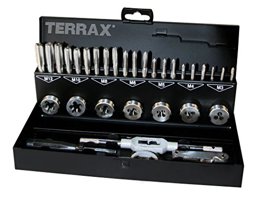 Zeige Details für Terrax Gewindeschneid-Satz, 31tlg. Bild von Terrax Gewindeschneid-Satz, 31tlg.
