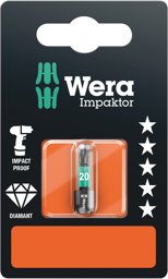 Zeige Details für Wera Torx-Bits, Impact, TX20x25mm, SB Bild von Wera Torx-Bits, Impact, TX20x25mm, SB
