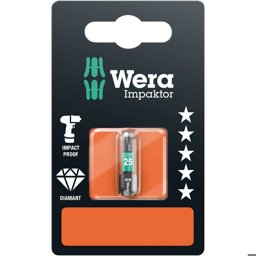 Zeige Details für Wera Torx-Bits, Impact, TX25x25mm, SB Bild von Wera Torx-Bits, Impact, TX25x25mm, SB