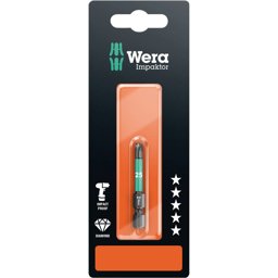 Zeige Details für Wera Torx-Bits, Impact, TX25x50mm, SB Bild von Wera Torx-Bits, Impact, TX25x50mm, SB