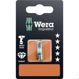 Zeige Details für Wera Torx-Bits, Impact, TX30x25mm, SB Bild von Wera Torx-Bits, Impact, TX30x25mm, SB