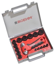Zeige Details für Boehm Locheisensatz mit Griff 3-30mm Bild von Boehm Locheisensatz mit Griff 3-30mm