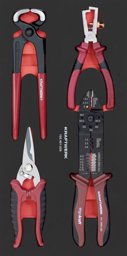 Zeige Details für Kraftwerk Zangen-/Scherensatz 4-tlg 20x40 Einlage Bild von Kraftwerk Zangen-/Scherensatz 4-tlg 20x40 Einlage