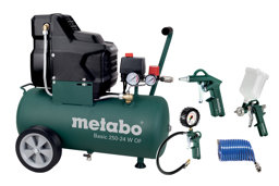 Zeige Details für Metabo Kompressor Basic 250-24W ölfrei Set Bild von Metabo Kompressor Basic 250-24W ölfrei Set