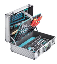 Zeige Details für technocraft Alu-Werkzeugkoffer PRO BOX 127-tlg Bild von technocraft Alu-Werkzeugkoffer PRO BOX 127-tlg