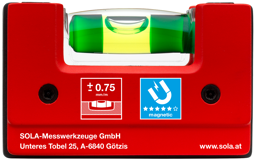 Zeige Details für SOLA Kompakt-Wasserwaage GO! magnetic Bild von SOLA Kompakt-Wasserwaage GO! magnetic