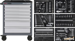 Zeige Details für Kraftwerk Werkstattwagen BT700, 301-tlg. Bild von Kraftwerk Werkstattwagen BT700, 301-tlg.