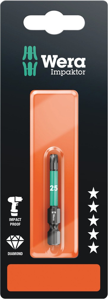 Bild von Wera Torx-Bits, Impact, TX20x50mm, SB
