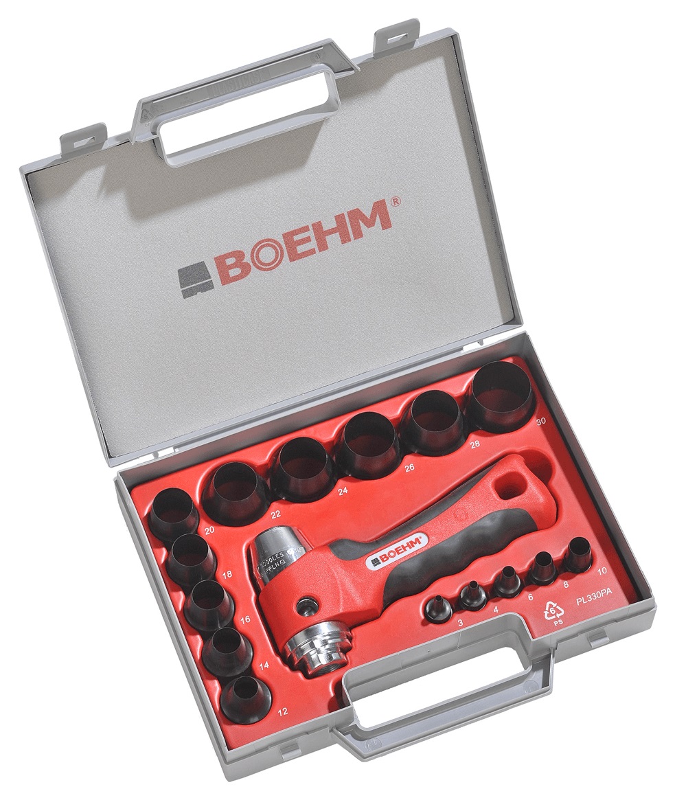 Bild von Boehm Locheisensatz mit Griff 3-30mm