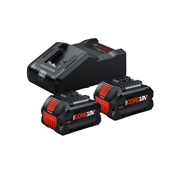Bild von BOSCH Starter-Set 2x PC18V+ 8.0Ah, GAL 18V-160