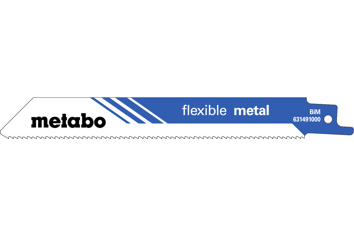 Picture of Metabo 5 SÄBELSÄGEBLÄT FLEXIBLE METAL150 X 0,9 MM