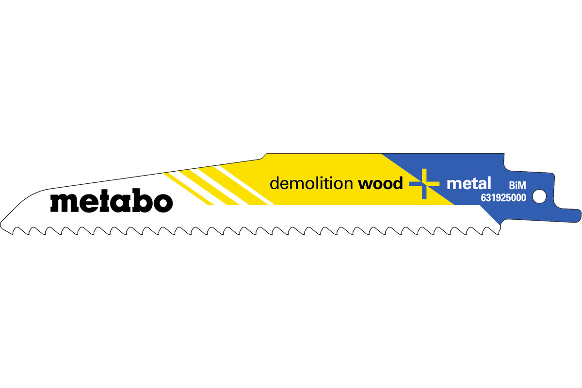 Picture of Metabo 5 SÄBELSÄGEBLÄTTER DEMOL W+M 150 X 1,6 MM