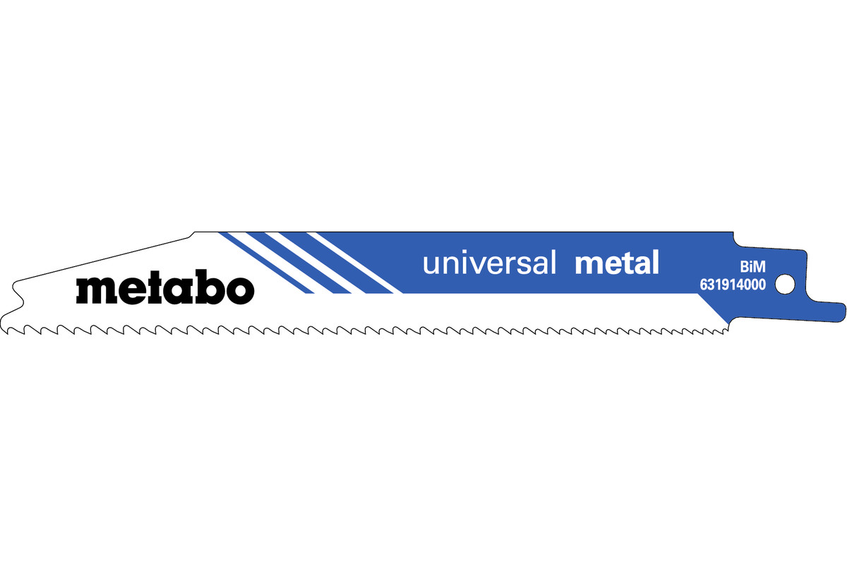 Picture of Metabo 5 SÄBELSÄGEBLÄTTER METAL\" 150 X 0,9 MM