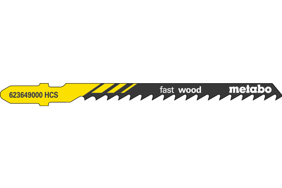 Bild von Metabo 5 STICHSÄGEBLÄTTER \"FAST WOOD\" 74/ 4,0 MM