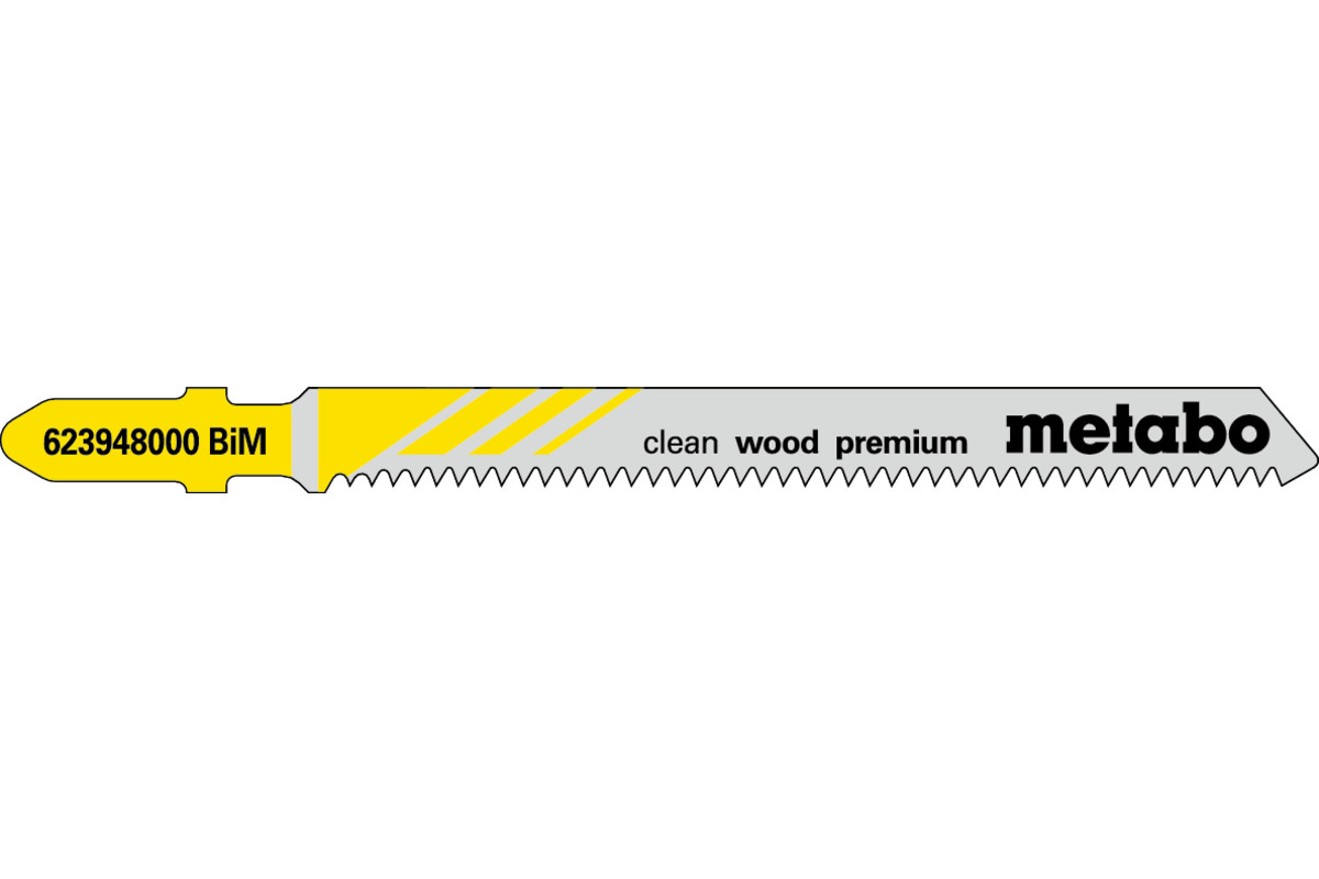 Picture of Metabo 5 STICHSÄGEBLÄTTER Clean Wood Premium