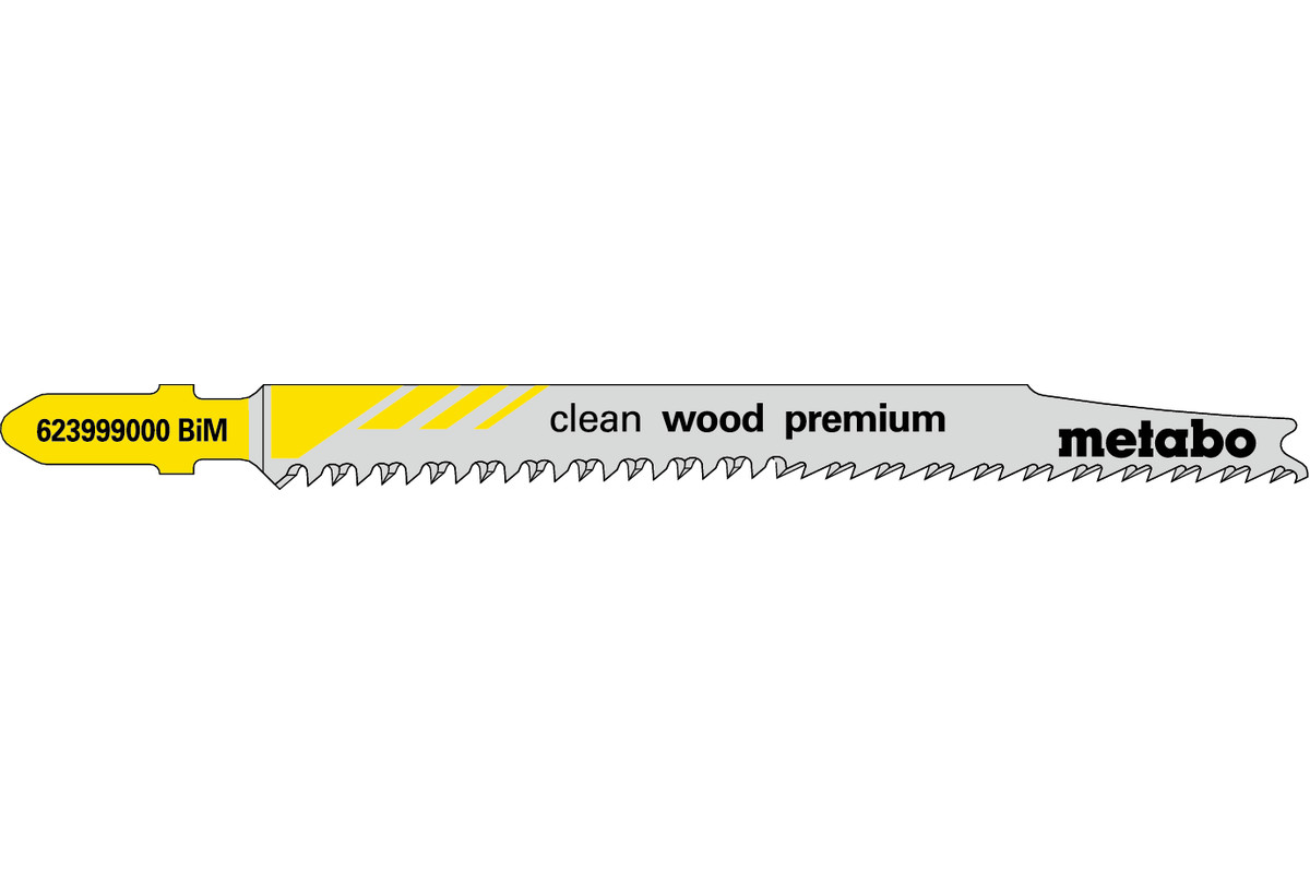 Picture of Metabo 5 STICHSÄGEBLÄTTER WOOD PREMIUM 93/ 2,2 MM