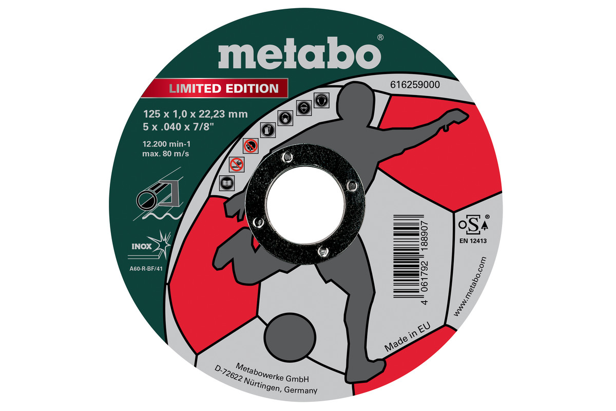 Bild von METABO Trennscheiben 125x1mm, Pkt. à 100Stk.