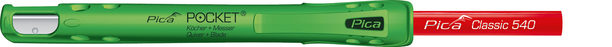 Bild von PICA Stiftköcher Pocket mit Zimmermannstift