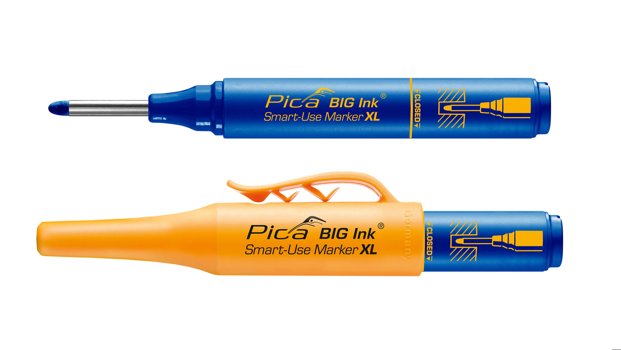 Bild von PICA Tieflochmarker Big Ink blau