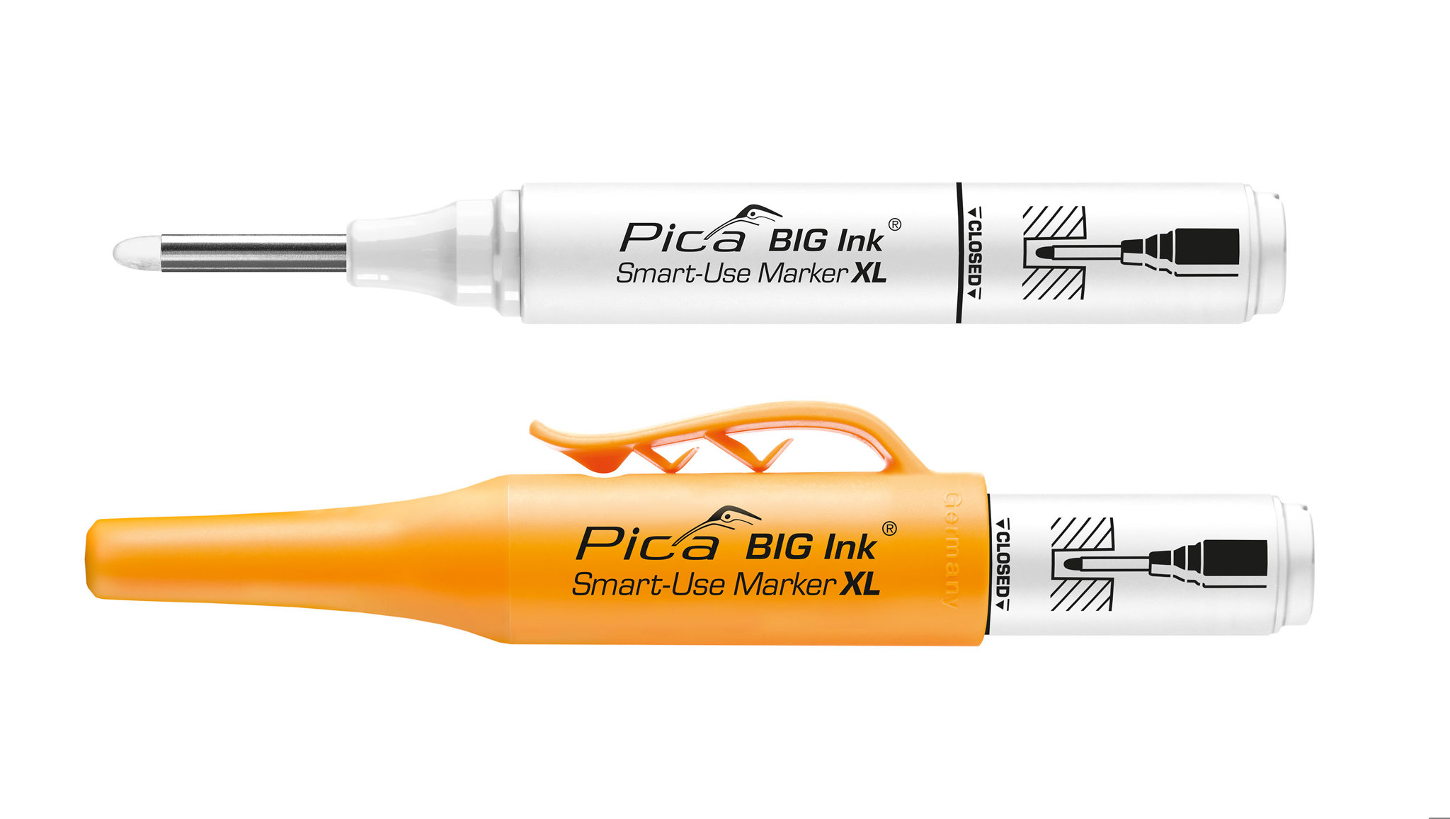 Bild von PICA Tieflochmarker Big Ink weiss