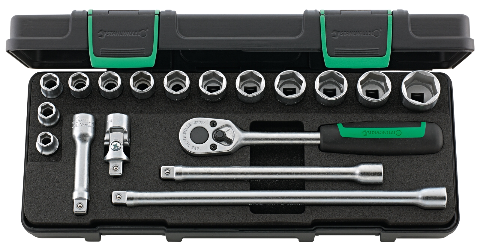 Picture of Stahlwille Steckschlüssel-Satz 3/8\" 18-tlg