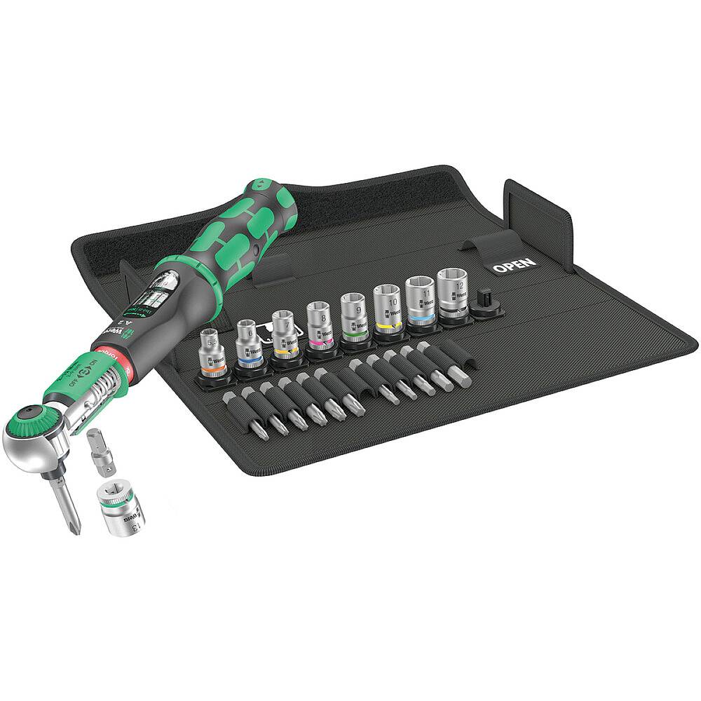 Bild von Wera Safe-Torque A2 Set 1, 1/4" Sechskant 2-12 Nm