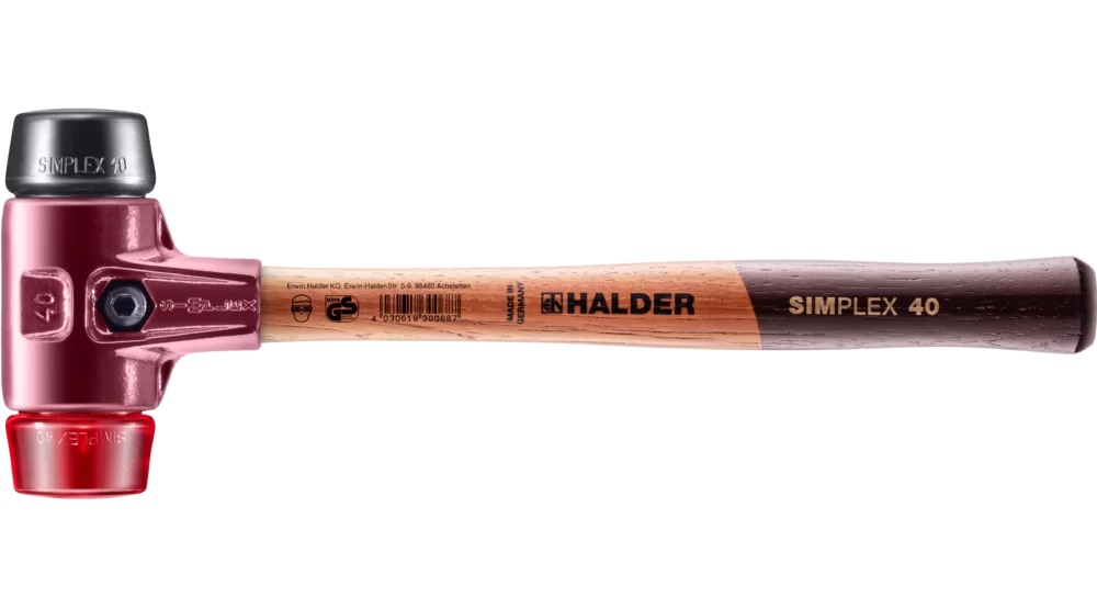 Bild von Halder SIMPLEX-Schonhammer Tempergussgehäuse Ø40mm