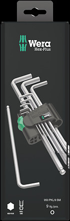 Bild von Wera Hex-Plus 1 SB Winkelschlüsselsatz metrisch