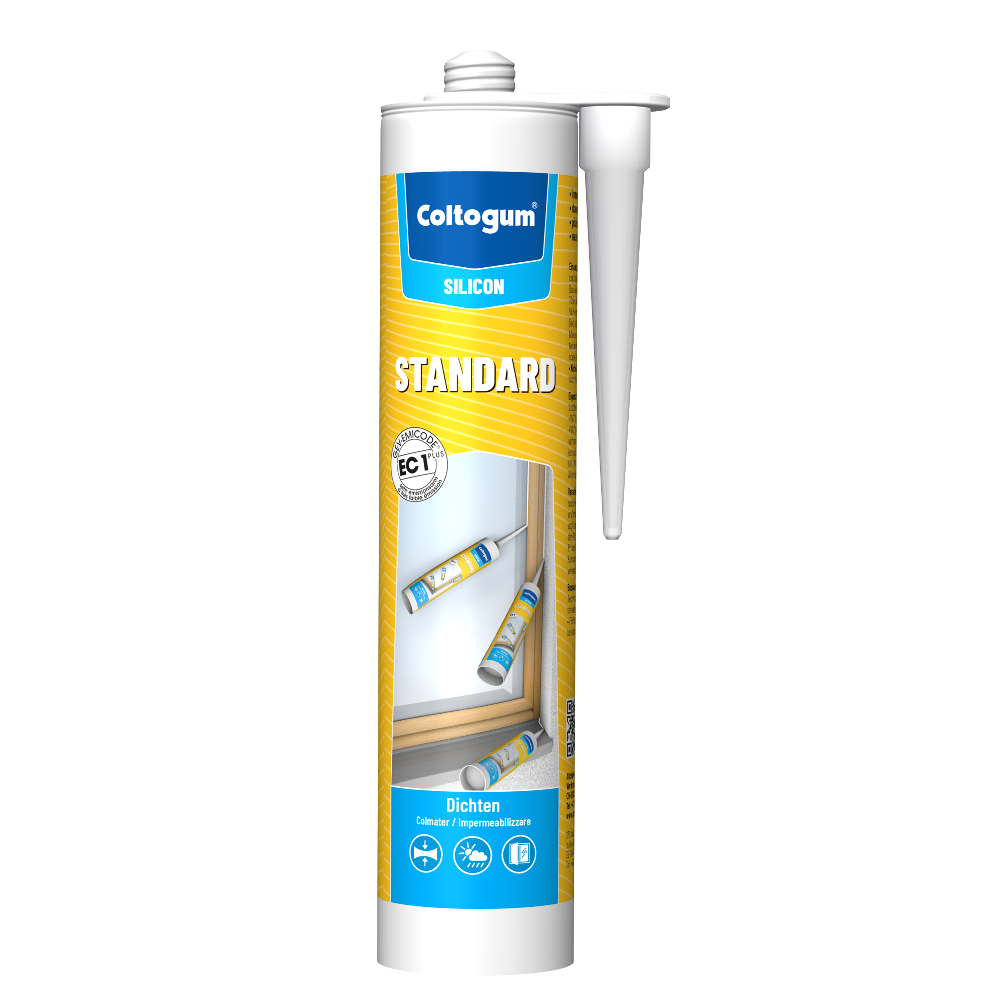 Bild von Coltogum Silicon Standard hellgrau 310ml