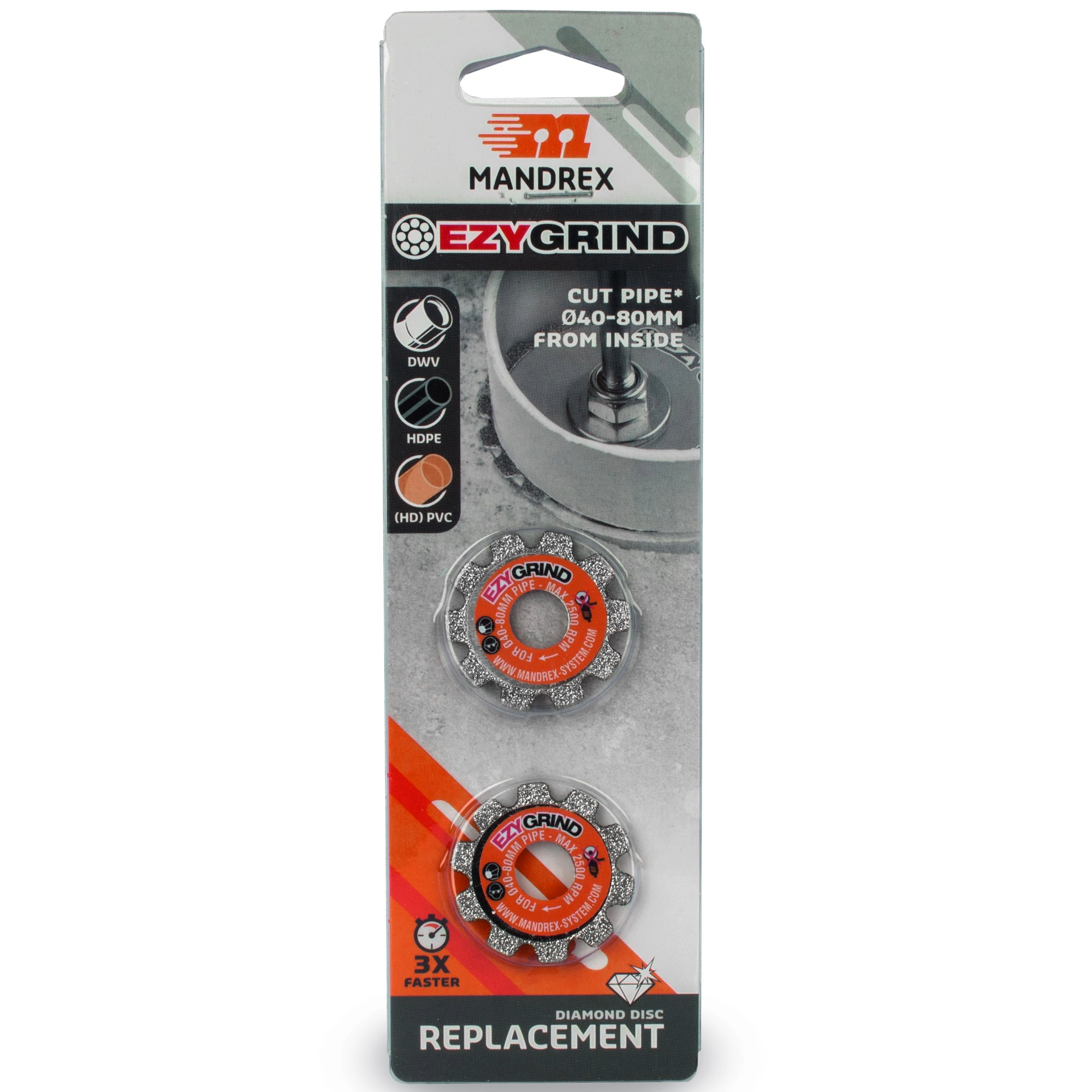 Bild von Mandrex EZY GRIND Ersatz-Diamantscheiben klein